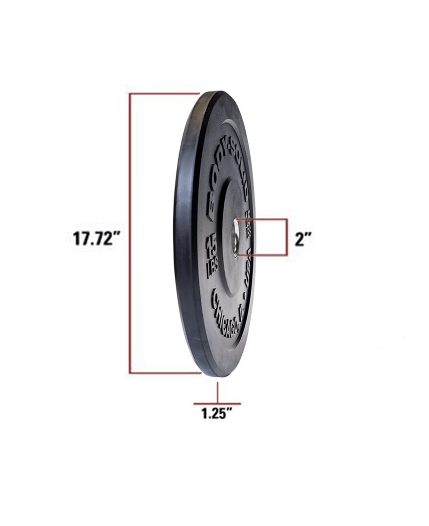 Body-Solid Equipment Chicago Extreme Bumper Plate 4 Body-Solid Equipment Chicago Extreme Bumper Plate