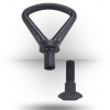 Hyperwear SoftBell Kettlebell Handle With Long Bolt