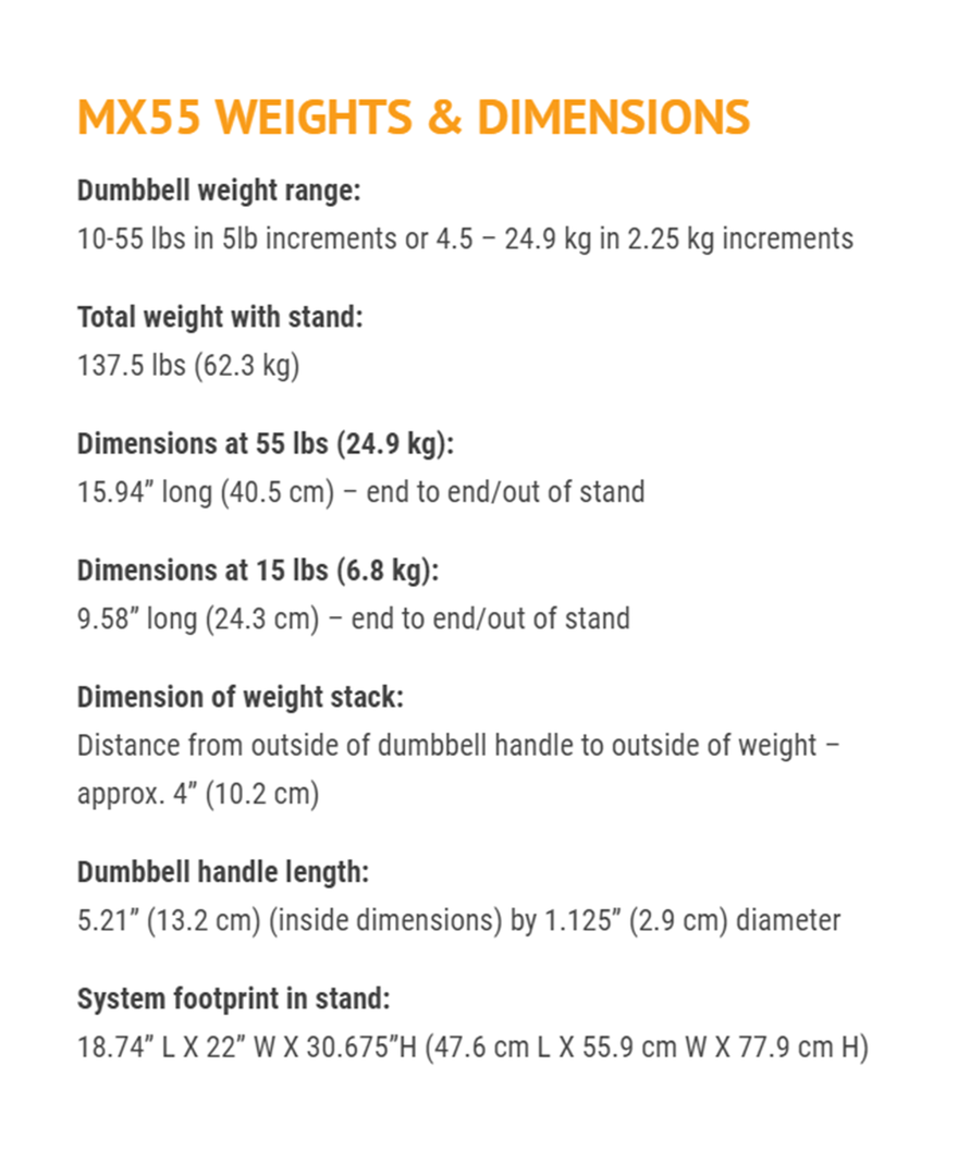 MX Select MX55 Adjustable Dumbbell Set 9 MX Select MX55 Adjustable Dumbbell Set