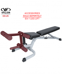 Valor Fitness Adjustable Utility Bench FID With Wheels Equipment 17 Valor Fitness Adjustable Utility Bench FID With Wheels Equipment