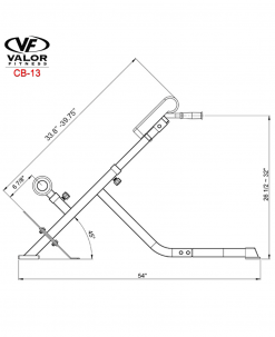 Valor Fitness Equipment Back Extension