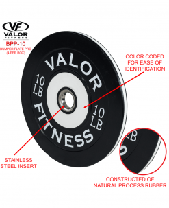 Valor Fitness Bumper Plate Pro Equipment