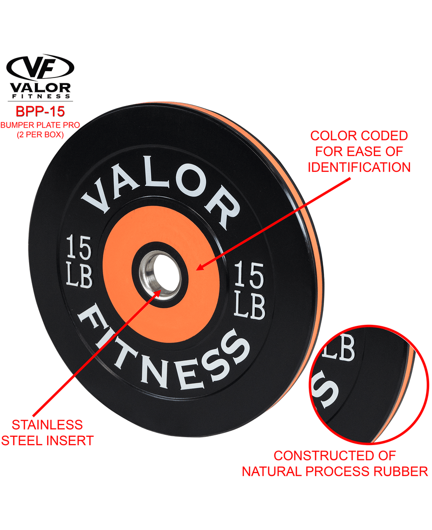 Valor Fitness Equipment Bumper Plate Pro 4 Valor Fitness Equipment Bumper Plate Pro
