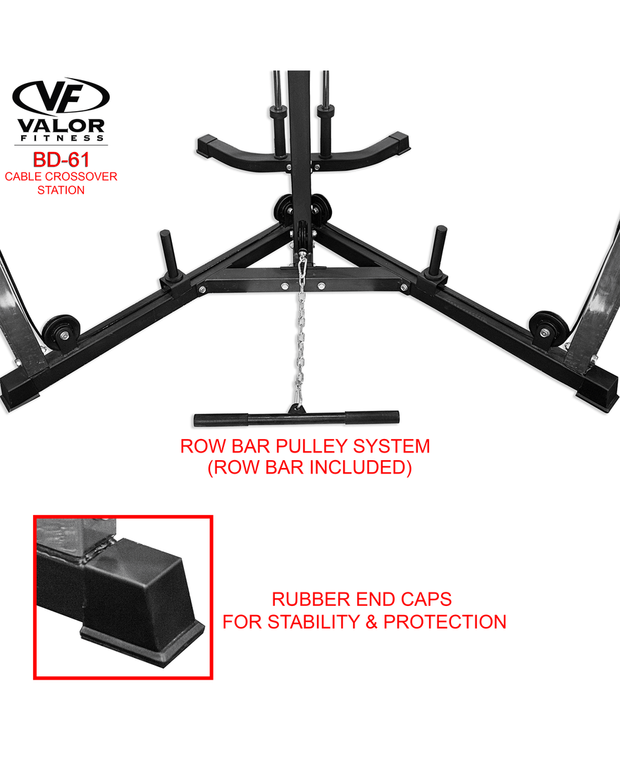 Valor Fitness Cable Crossover Station Equipment 7 Valor Fitness Cable Crossover Station Equipment