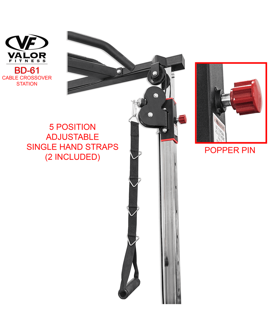 Valor Fitness Cable Crossover Station Equipment 8 Valor Fitness Cable Crossover Station Equipment