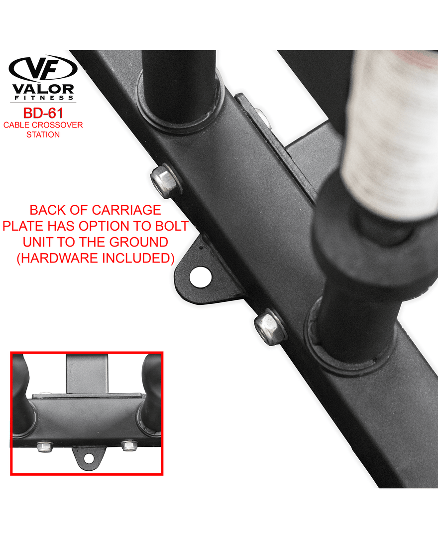 Valor Fitness Cable Crossover Station Equipment 11 Valor Fitness Cable Crossover Station Equipment