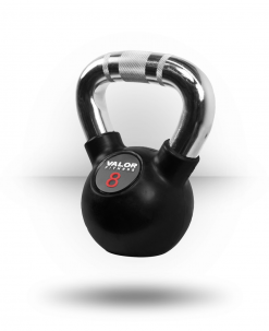 Valor Fitness Equipment Chrome Kettlebell