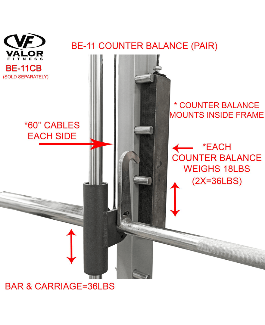 Valor Fitness Equipment Counter Balance For BE-11 5 Valor Fitness Equipment Counter Balance For BE-11