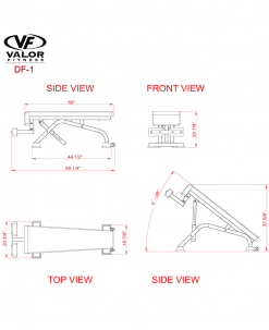 Valor Fitness Equipment Decline/Flat Bench Pro
