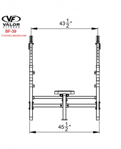 Valor Fitness FID Olympic Bench Equipment 11 Valor Fitness FID Olympic Bench Equipment