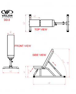 Valor Fitness Incline/Flat Utility Bench