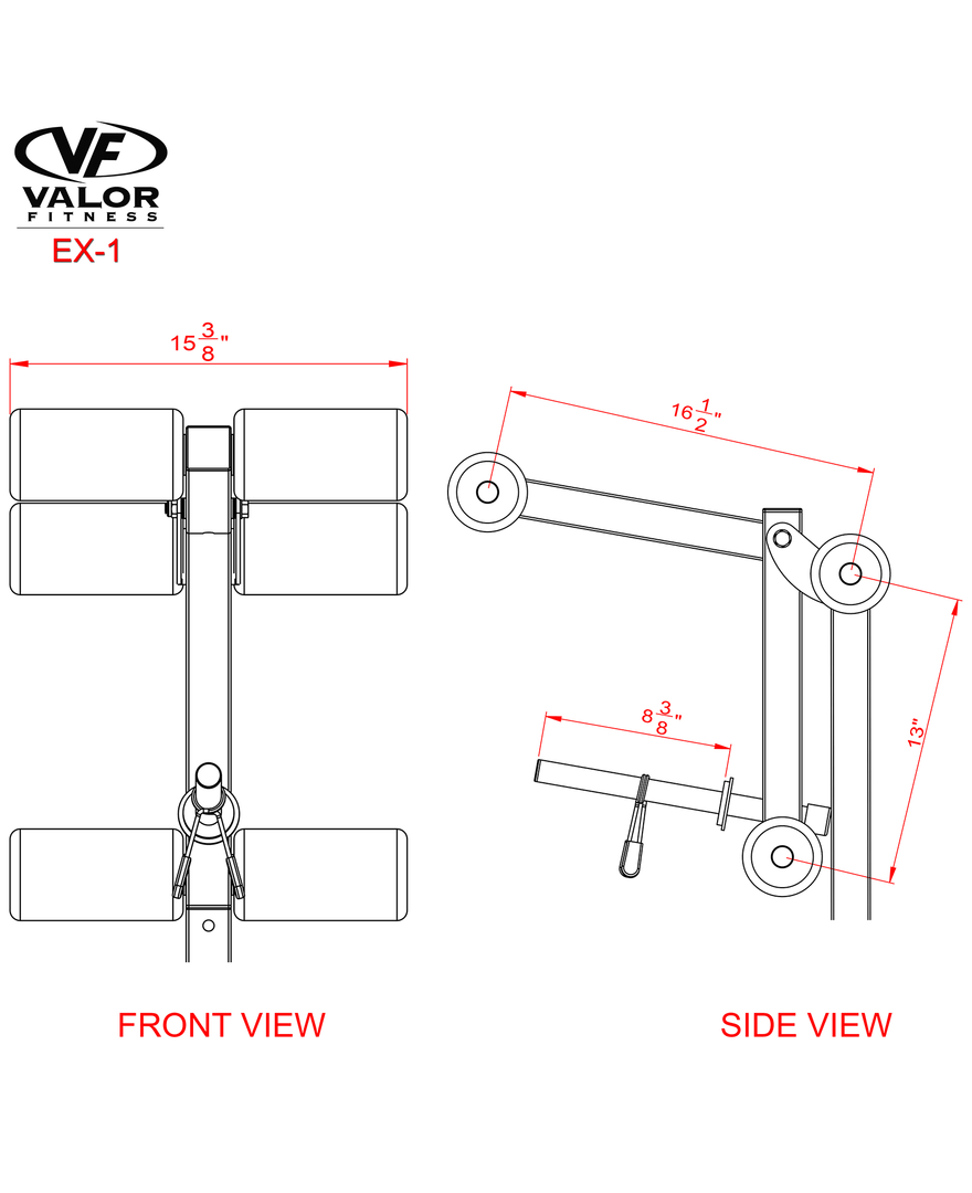 Valor Fitness Equipment Leg Lift Accessory 4 Valor Fitness Equipment Leg Lift Accessory