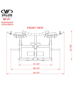 Valor Fitness Equipment Lever Bench With Decline/Sit Up Position