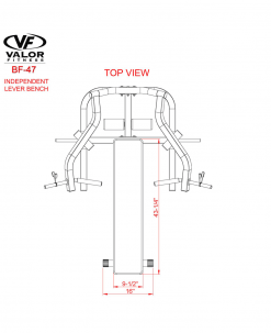 Valor Fitness Equipment Lever Bench With Decline/Sit Up Position