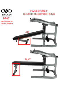 Valor Fitness Equipment Lever Bench With Decline/Sit Up Position