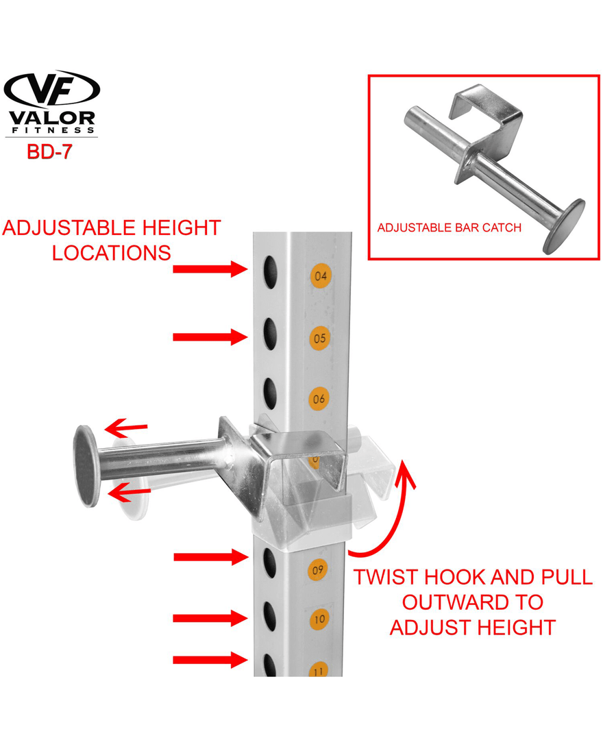 Valor Fitness Power Rack With Lat Pull Equipment 10 Valor Fitness Power Rack With Lat Pull Equipment