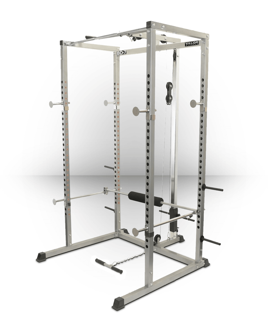 Valor Fitness Power Rack With Lat Pull Equipment 3 Valor Fitness Power Rack With Lat Pull Equipment