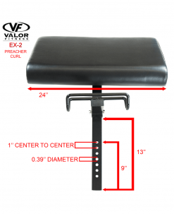 Valor Fitness Preacher Curl Accessory