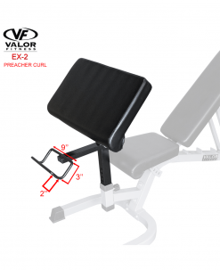 Valor Fitness Preacher Curl Accessory