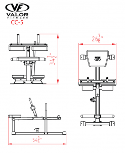 Valor Fitness Equipment Seated Calf Raise