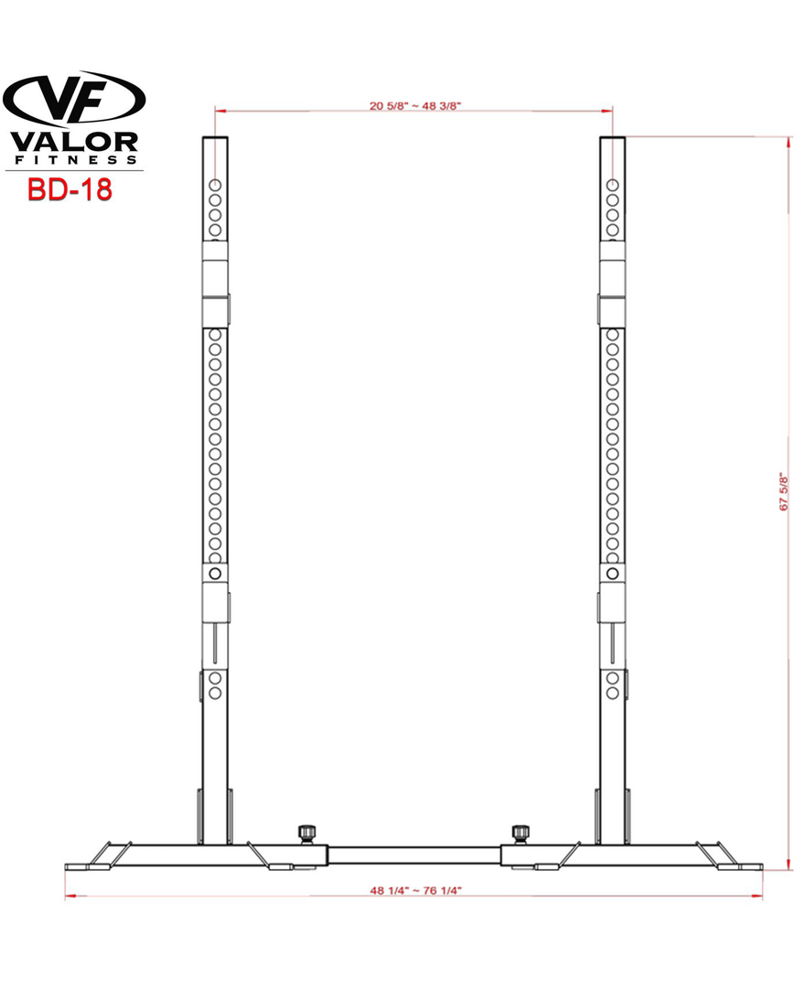 Valor Fitness Squat Stand Towers Equipment 6 Valor Fitness Squat Stand Towers Equipment