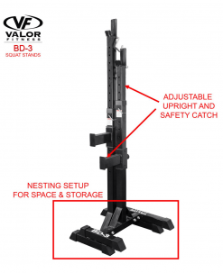 Valor Fitness Equipment Squat Stands