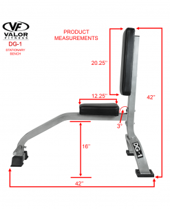 Valor Fitness Stationary Bench Equipment