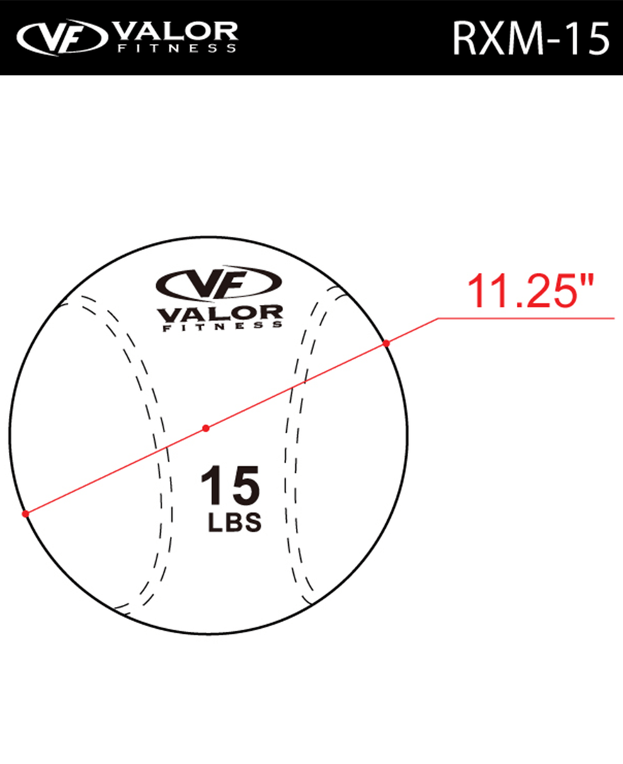 Valor Fitness ValorPRO Medicine Ball Equipment 4 Valor Fitness ValorPRO Medicine Ball Equipment