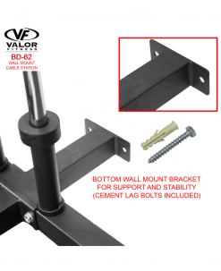 Valor Fitness Equipment Wall Mount Cable Station