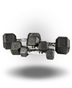 York Barbell Equipment PVC Hex Dumbbell Set