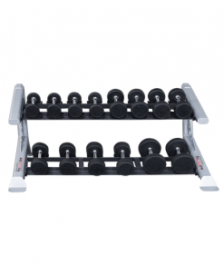 Body-Solid Equipment ProClubline 2 Tier Saddle Dumbbell Rack