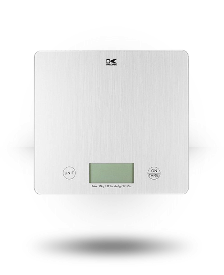 Kalorik XL Silver Kitchen Scale 3 Kalorik XL Silver Kitchen Scale