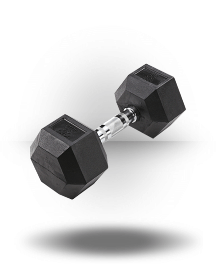 Body-Solid Rubber Coated Hex Dumbbell Equipment 3 Body-Solid Rubber Coated Hex Dumbbell Equipment