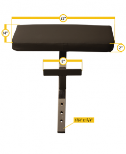 Body-Solid Preacher Curl Attachment