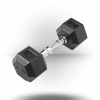 Body-Solid Equipment Rubber Coated Hex Dumbbell