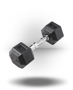 Body-Solid Equipment Rubber Coated Hex Dumbbell