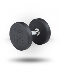 Body-Solid Rubber Pro-Style Dumbbell Set Equipment