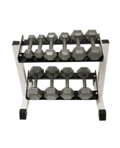 USA Sports Equipment Miniature 2 Tier, 5 Pair Dumbbell Rack