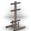 Body-Solid Equipment Olympic Plate Tree And Bar Rack