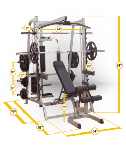 Body-Solid Equipment Series 7 Smith Gym System