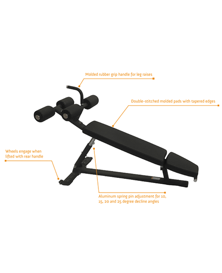 Torque Fitness Adjustable Abdominal Bench 4 Torque Fitness Adjustable Abdominal Bench