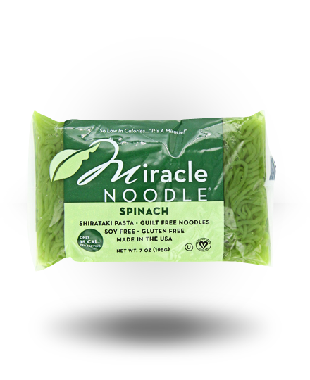 Miracle Noodle Spinach Angel Hair Super Saver Pack Food + Nutrition 3 Miracle Noodle Spinach Angel Hair Super Saver Pack Food + Nutrition