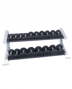Body-Solid Equipment ProClubline 2 Tier Dumbbell Rack