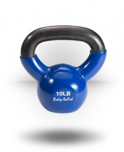Body-Solid Vinyl Coated Kettlebell Set Equipment