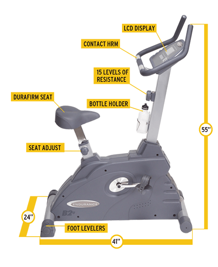 Endurance Manual Upright Bike Equipment 4 Endurance Manual Upright Bike Equipment