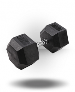 Body-Solid Rubber Coated Hex Dumbbell