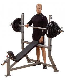 Body-Solid Equipment ProClubline Incline Olympic Bench