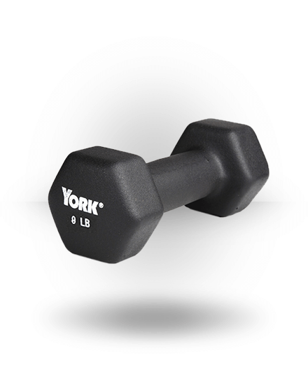 York Barbell Neoprene Hexagon Fitbell 3 York Barbell Neoprene Hexagon Fitbell