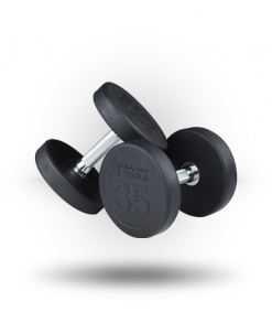 Body-Solid Equipment Rubber Pro-Style Dumbbell