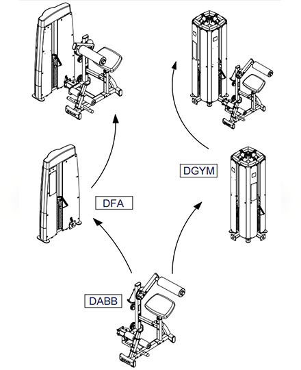 Body-Solid Pro Dual Ab And Back Equipment 4 Body-Solid Pro Dual Ab And Back Equipment